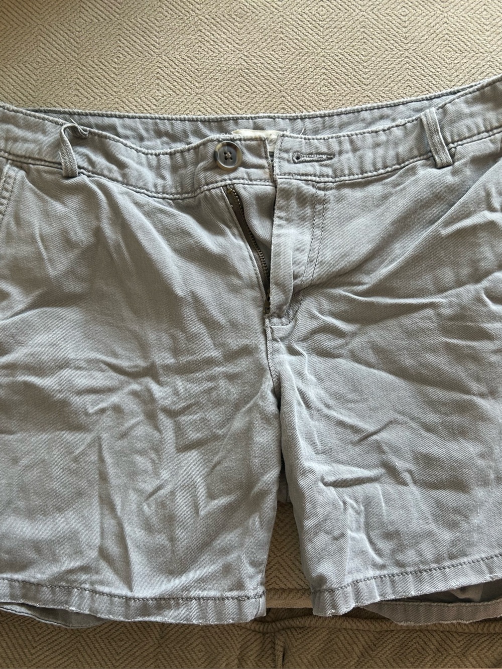 aerie Gray Cotton Casual Shorts